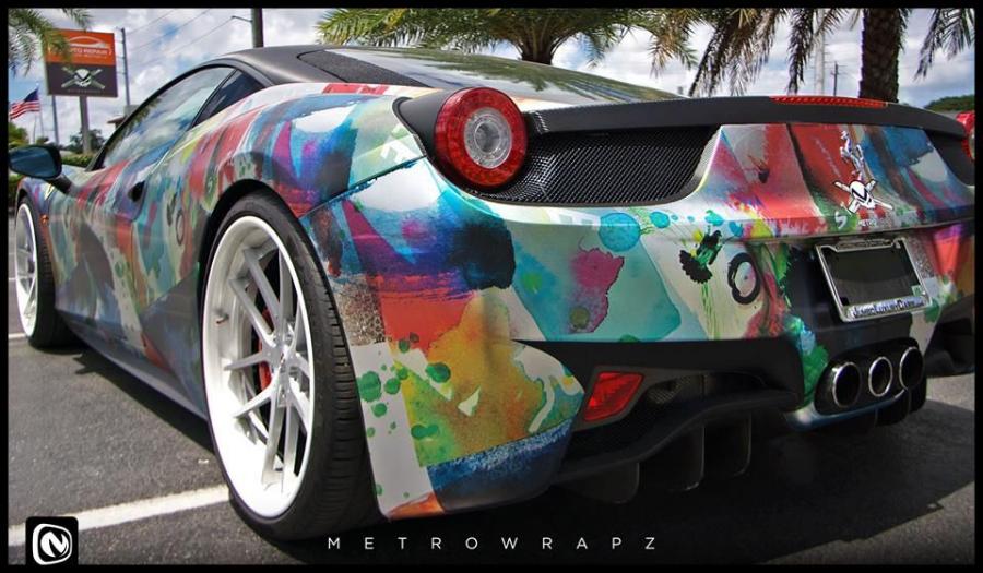  Ferrari 458 Speciale by Metro Wrapz 2016 года  (фото 4 из 4)
